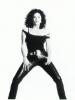 A Black White Photo of Alannah Myles