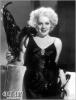 A Black White Photo of Alice Faye