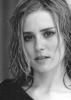 A Black White Photo of Alison Lohman