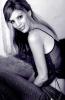 A black and white picture of Amy Allen A black and white picture of Amy Allen