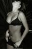 Ali Landry s monochrome picture in a lingerie