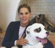 Ali MacGraw With the Dog