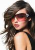 Aline Nakashima pink sunglassses