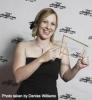 Alison James with an Award