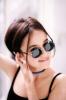 Alizee with sun glasses