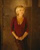 Allison in maroon top