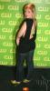 Allison wearing a black back less top