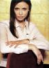 Almudena Fernandez wearing a lacoste blouse
