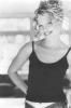 Amanda Detmer's black and white image