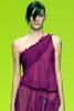 Amanda Moore dressed in a transparent dress
