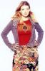 Amber Benson Wearing Colourful Dress