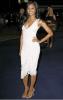 Amerie in a white dress
