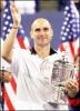 Andre Agassi Waving