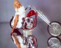 Ann Margret on a bike