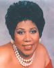 Aretha Franklin Wearing Pearls