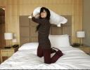 Ashlee Simpson On The Bed