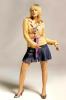 Ashlee Simpson Wearing A Mini Skirt
