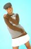 Ashlee Simpson With Hand On Her Shoulder