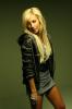 Ashley Tisdale Wearing A Black Jacket