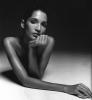 Astrid Munoz in black and white