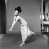 Audrey Hepburn Standing on One Foot