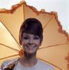 Audrey Hepburn with the Umberalla