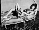 Audrey Tautou on the sofa