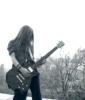 Avril Lavigne with the Guitar