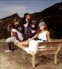 Black Eyed Peas Sitting on Bench