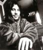 Black and white pic of Jamiroquai