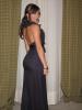Briana Evigan in a black dress