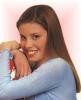 Brooke smiling in blue