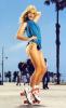 Cameron Richardson dressed in blue