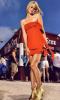 Cameron Richardson dressed in red