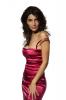 Caterina Murino in a red dress