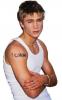 Chad Michael Murray Showing his Tattoo