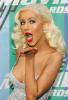 Christina Aguilera red lips