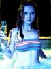 Christina Ricci wearing sexy swimsuit