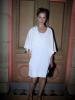Clemence Poesy in a white dress