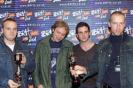 Coldplay at award ceremony