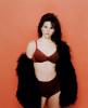 Courteney Cox in a red lingerie