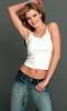 Cute smile of Delta Goodrem