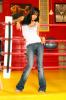 Dania Ramirez Posing in white white shirt