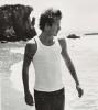 David Beckham on beach
