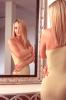 Debra Stephenson in mirror