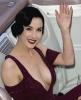 Dita Von Teese waving to her fans