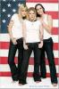 Dixie Chicks infront of USA flag