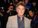 Dustin Hoffman looking serious
