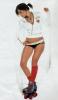 Elena Anaya on rollers