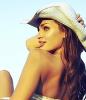 Elissa Sursara In white hat